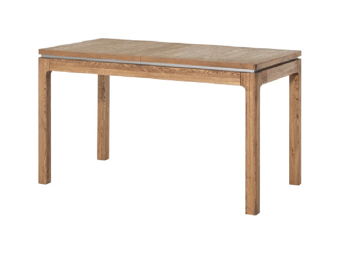Table à manger extensible 160 à 250cm en bois de chêne rustique Manky