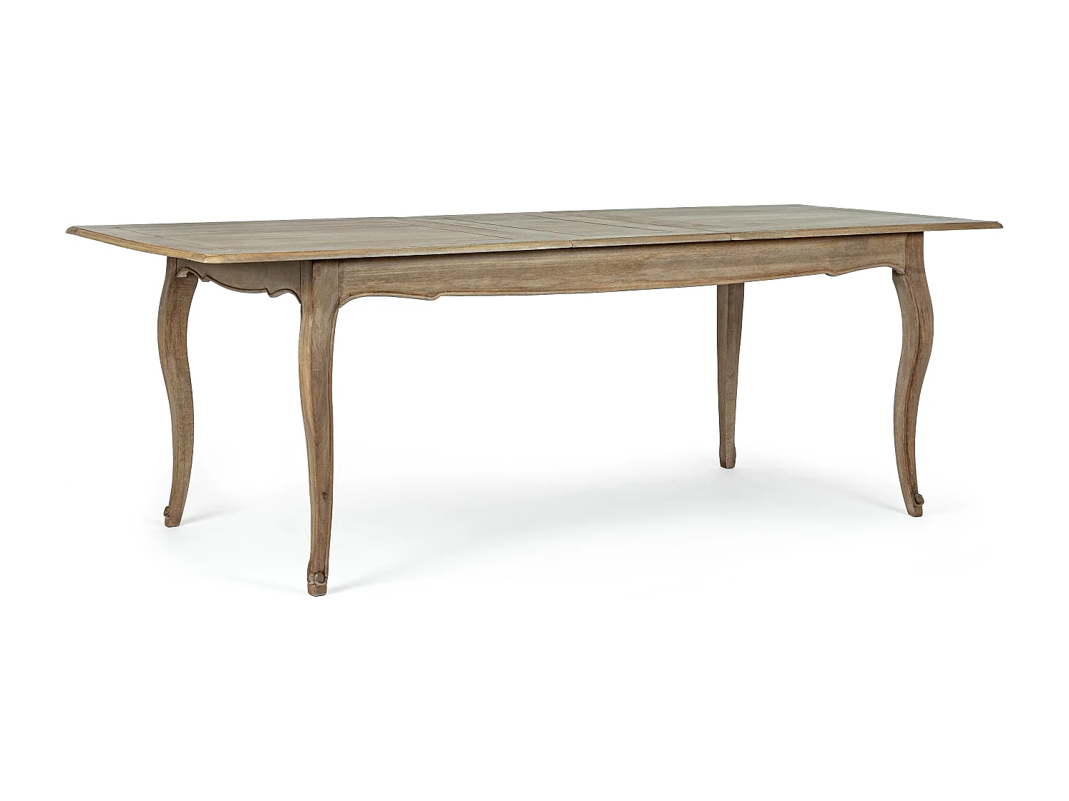 Domika massief mangohouten uitschuifbare tafel natuurlijke afwerking 180/225 cm