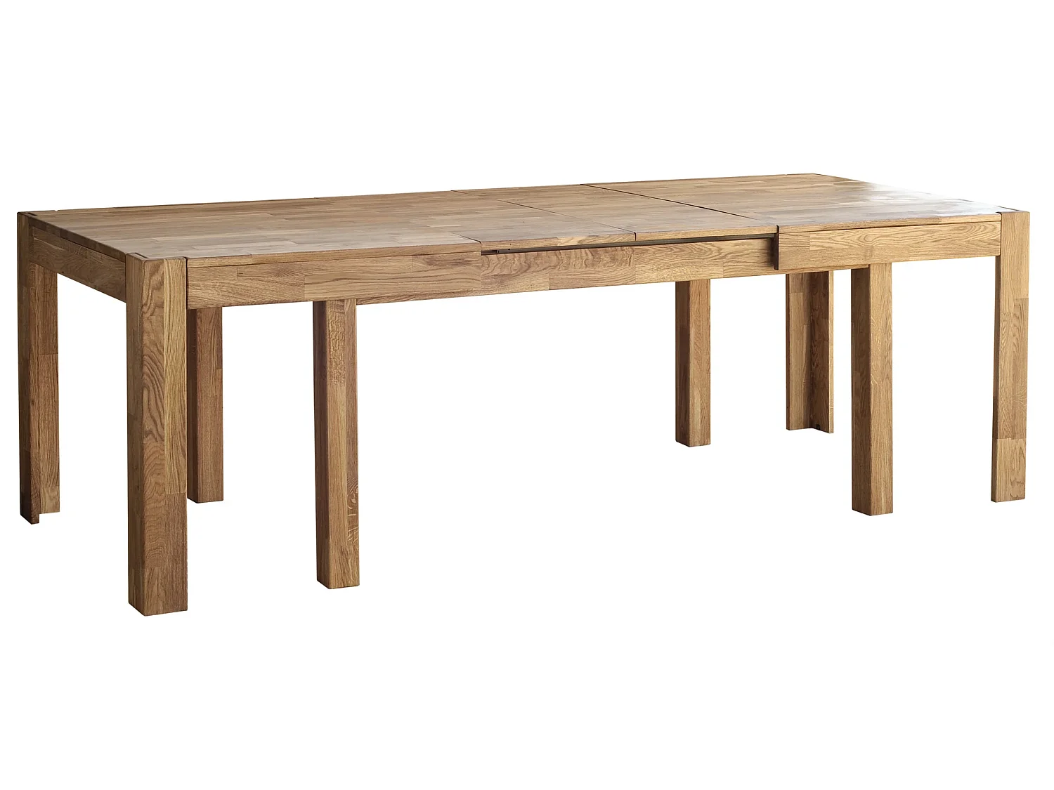 Table à manger extensible en chêne massif 4 à 12 places L 160 à 280cm Kristen