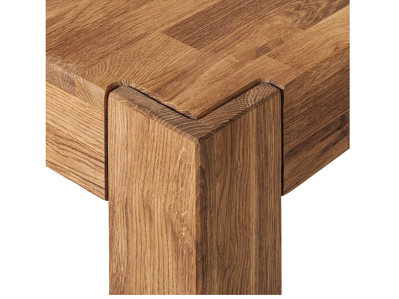 Table à manger extensible en chêne massif 4 à 12 places L 160 à 280cm Kristen