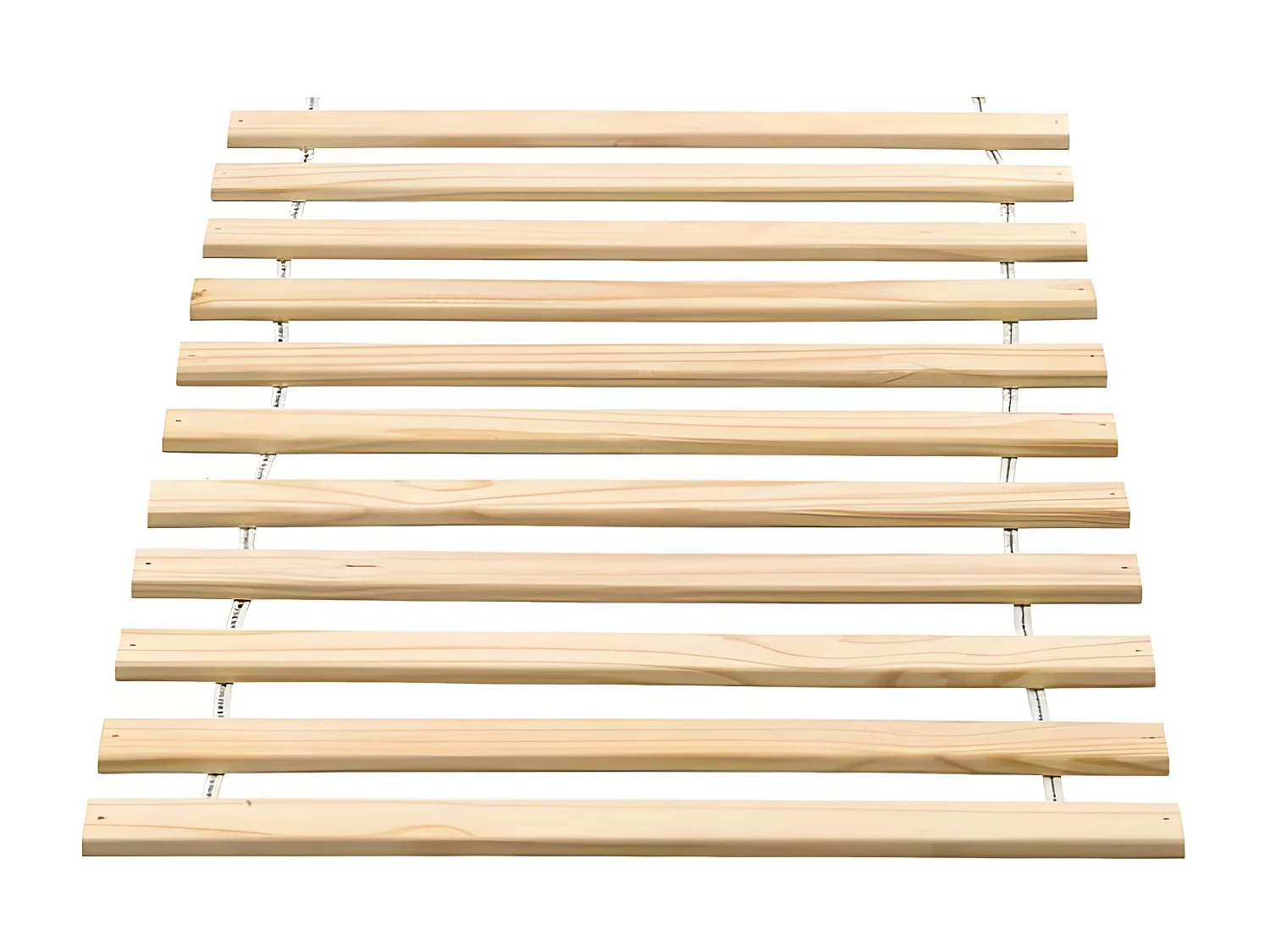 Cama cabina 90x200 cm con colchón y somier de pino macizo, techo blanco Mila