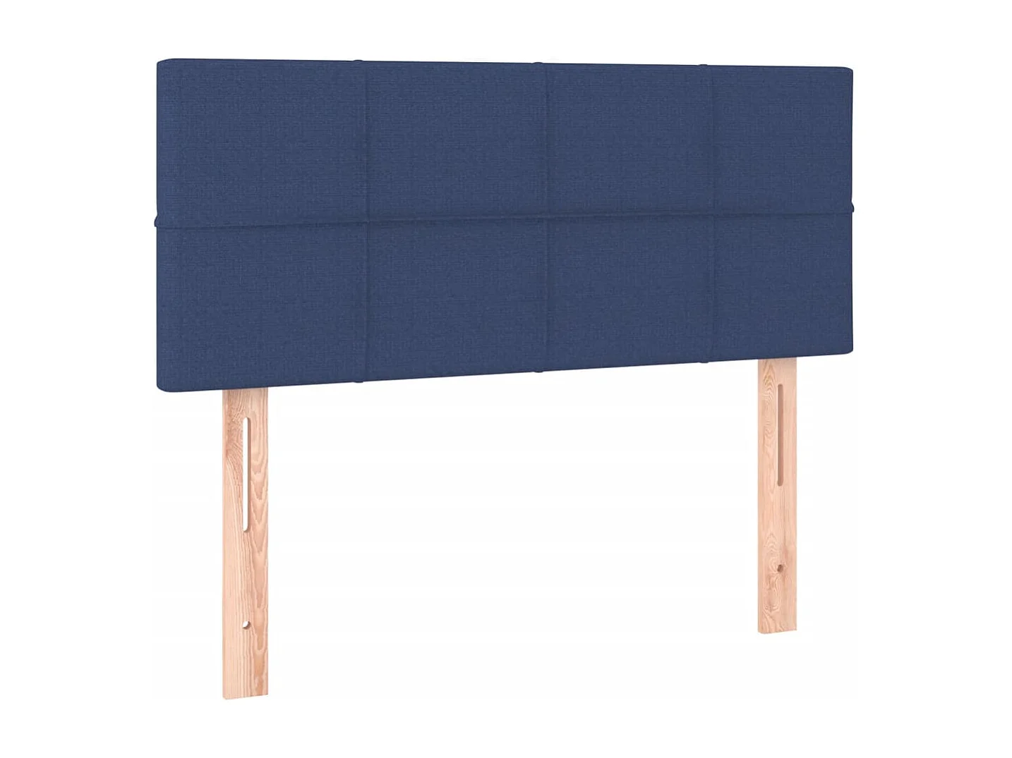 Lit à sommier tapissier avec matelas et LED Bleu 80x200 Tissu