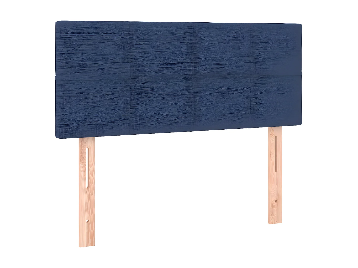 Lit à sommier tapissier avec matelas Bleu 120x200 Tissu