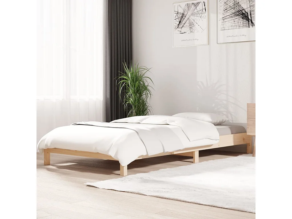 Lit empilable 75x190 Bois de pin massif