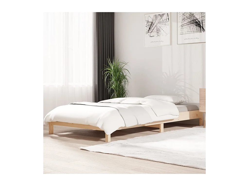 Lit empilable 75x190 Bois de pin massif