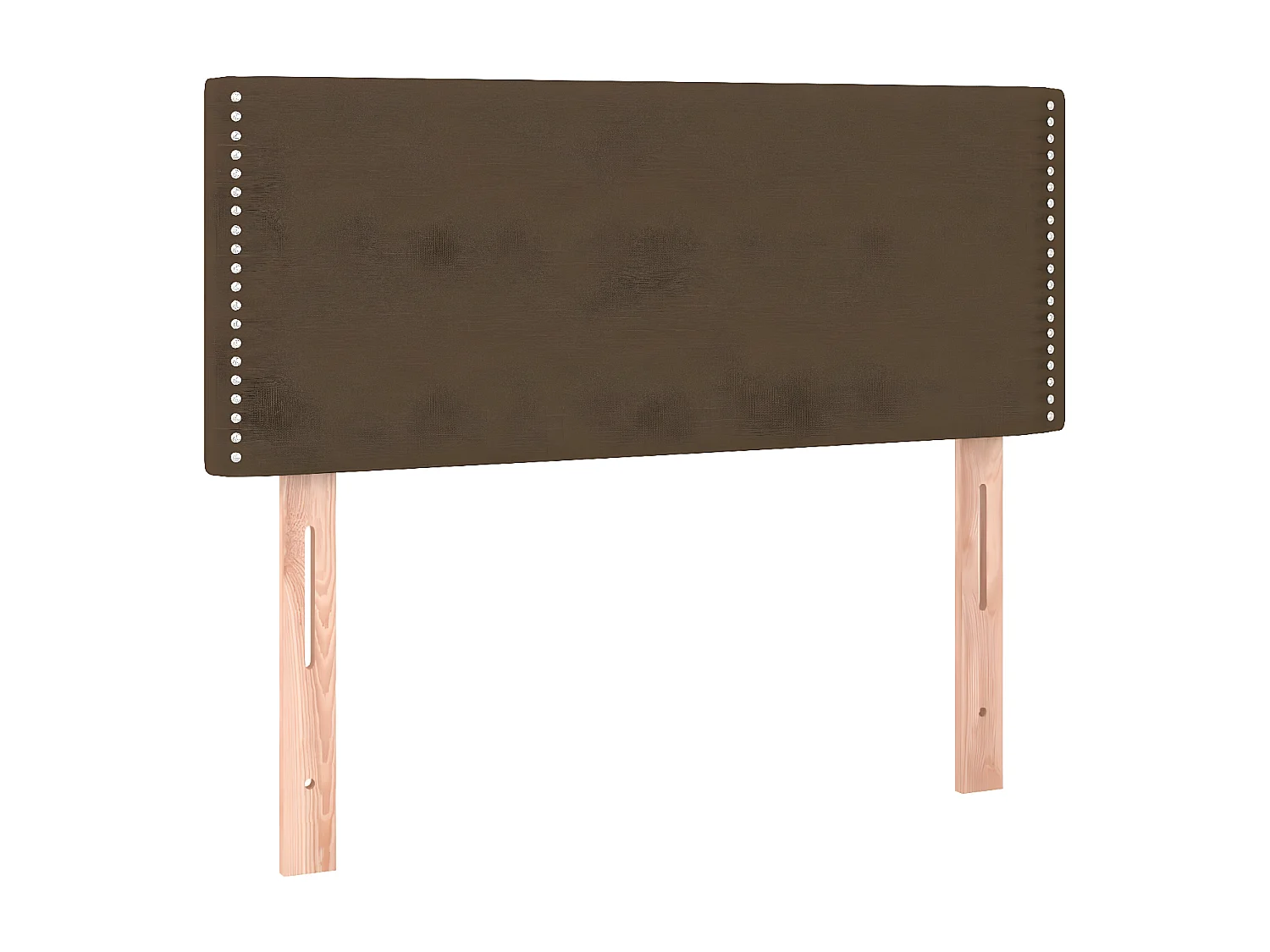 Lit à sommier tapissier avec matelas Marron foncé 90x190