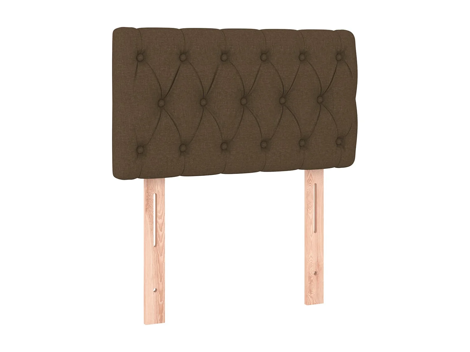 Lit à sommier tapissier avec matelas Marron foncé 80x200 11