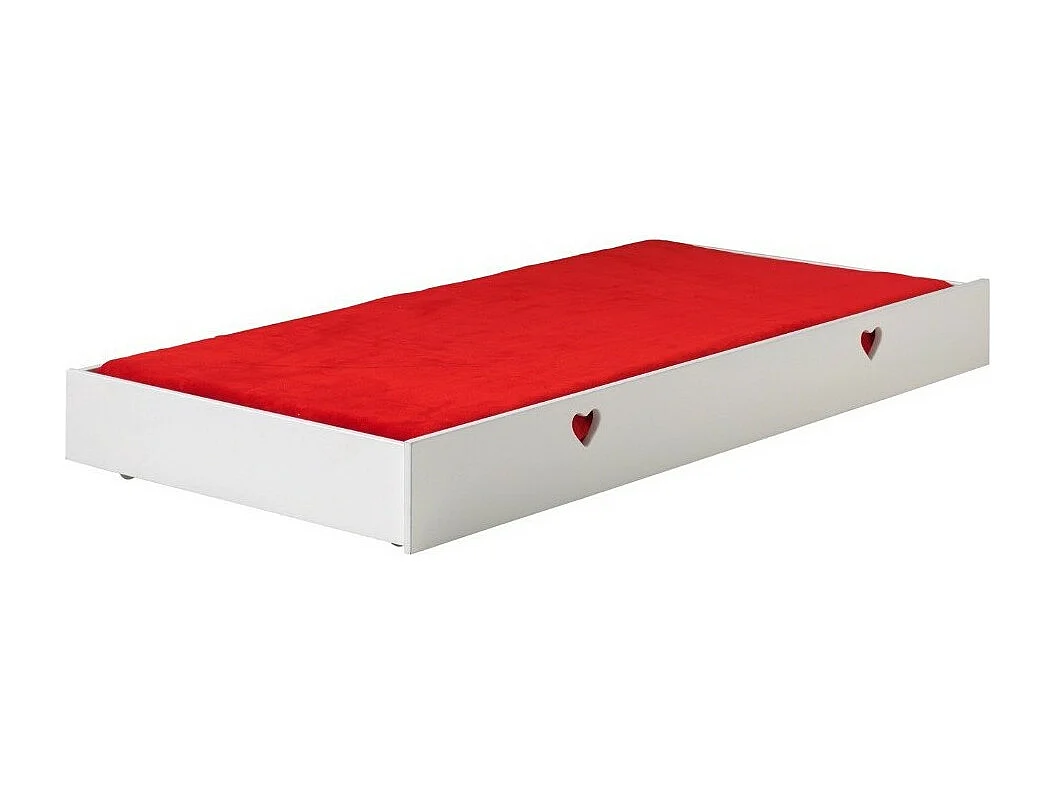 Lit Enfant avec Tiroir "Amori" 90x200cm Blanc