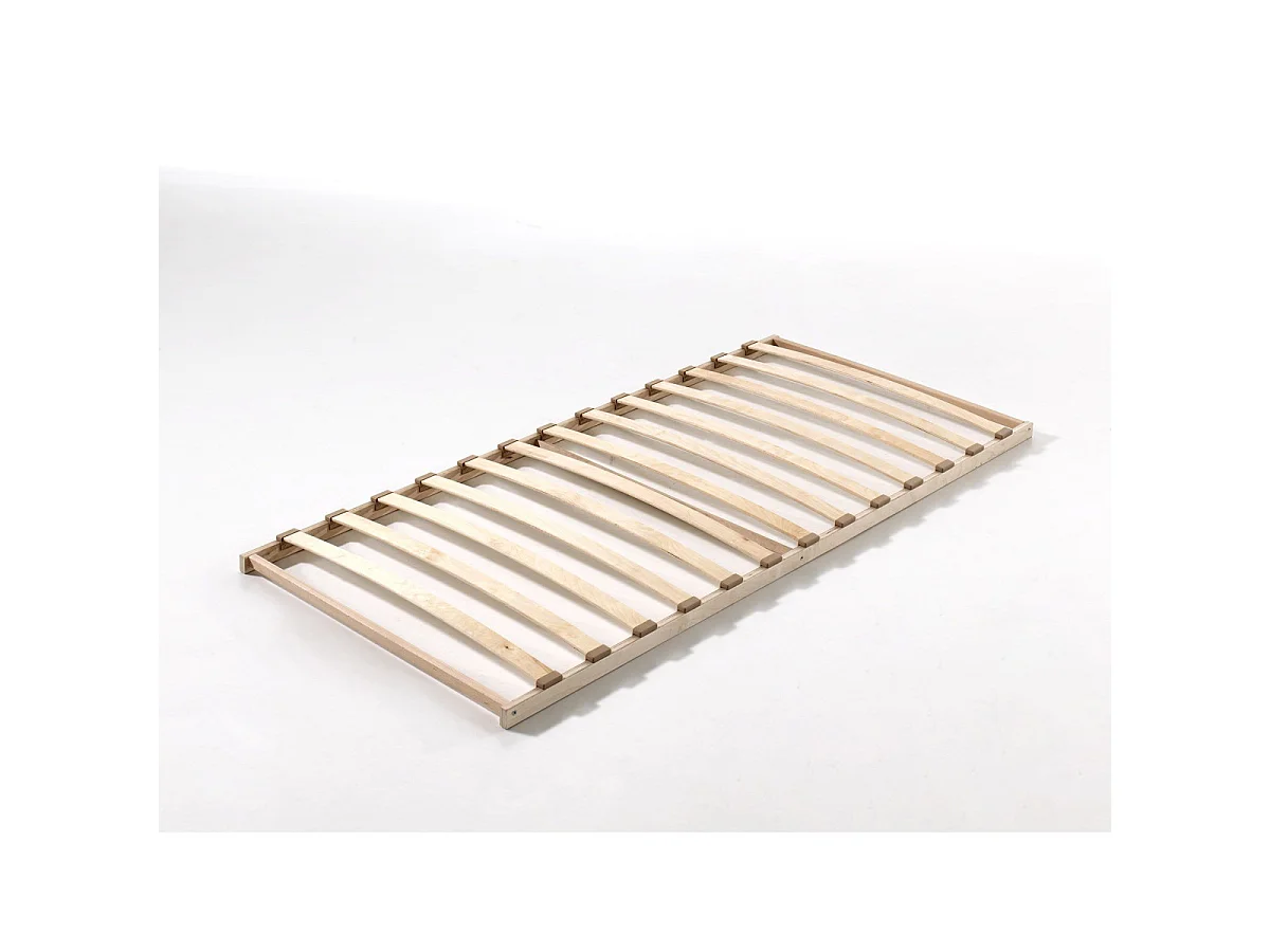 Pack - Lit Enfant, Sommier & Tiroir "Alex" 90x200cm Marron & Noir