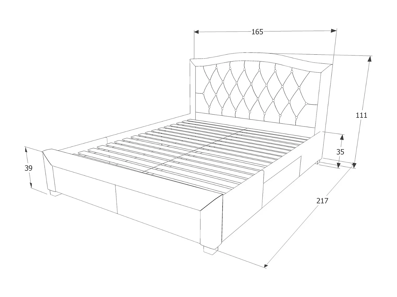 Lit adulte tapissé tissu gris clair 4 tiroirs Korina-160x200