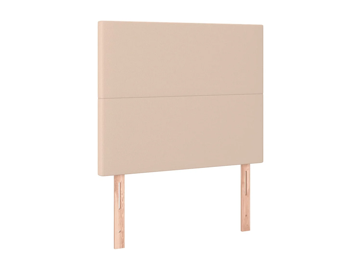 Lit avec tête de lit Cappuccino 100x200 Similicuir