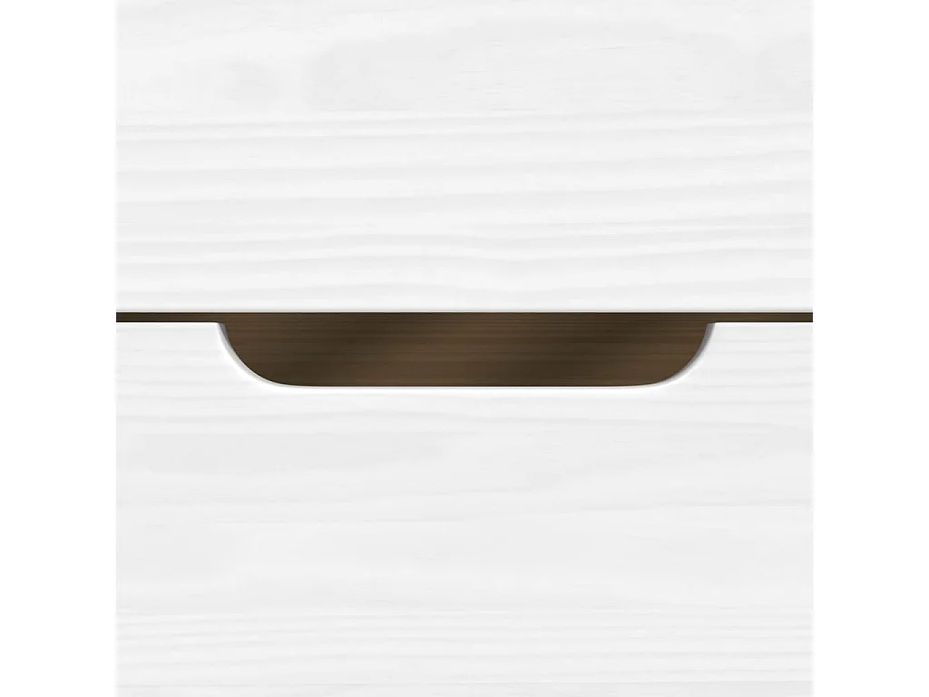 Lit de jour avec 5 tiroirs IRUN blanc 90x200 bois pin massif