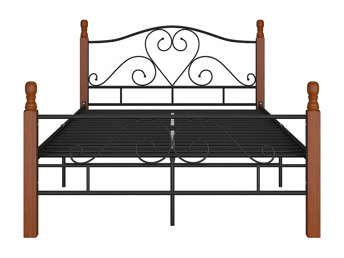 Lit Noir Métal 120x200 5