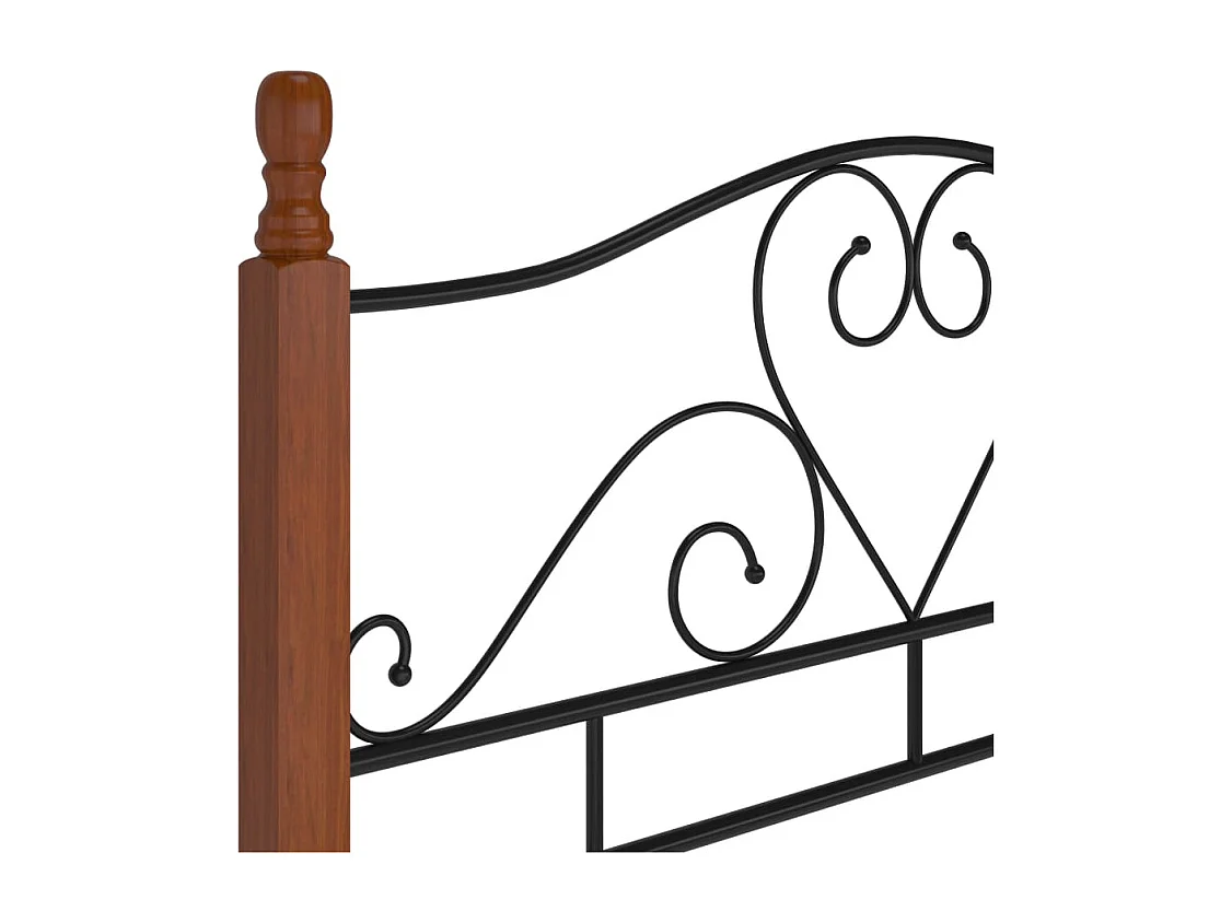 Lit Noir Métal 120x200 5