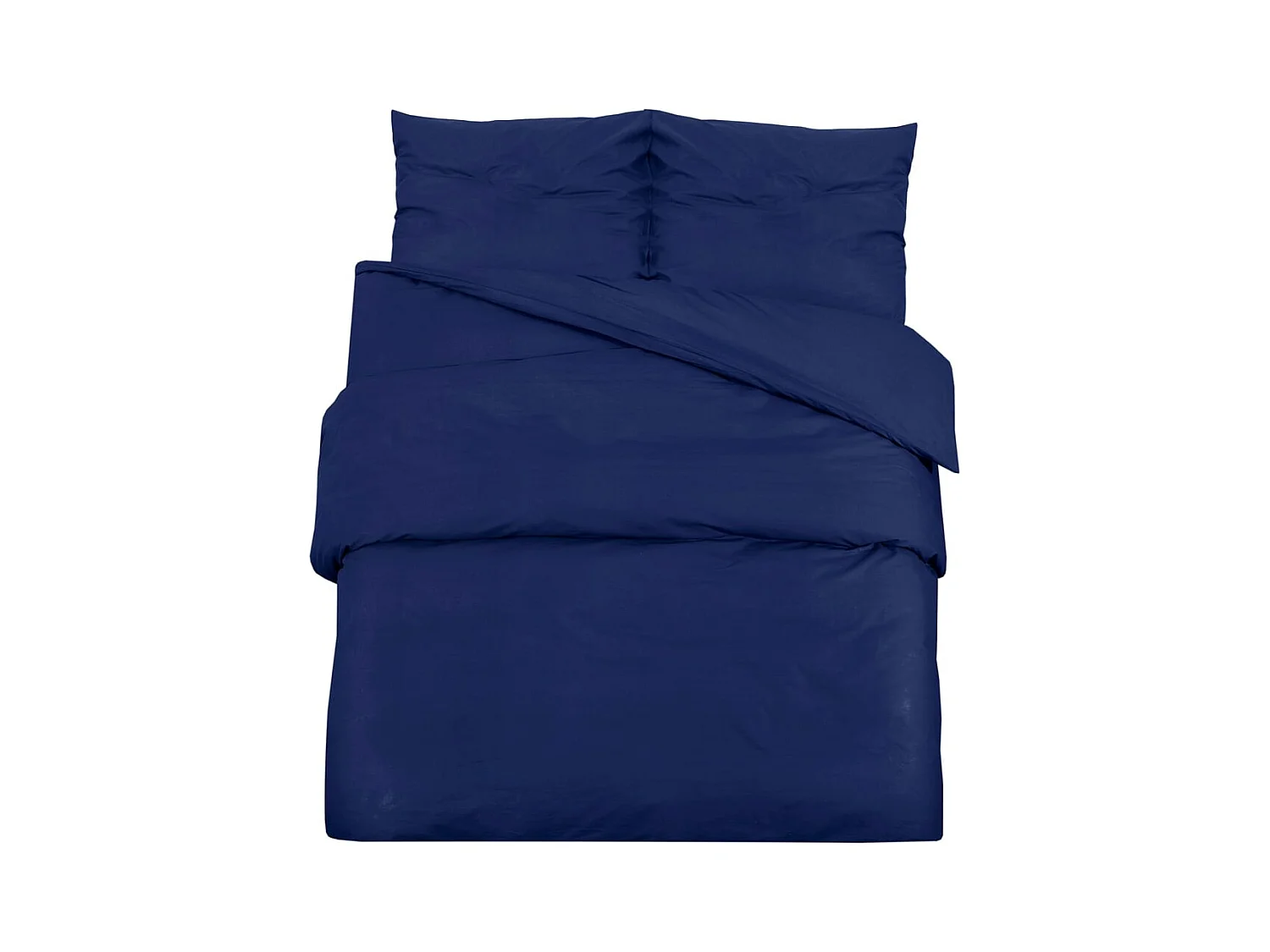 Ensemble de housse de couette Bleu marine 200x200 Microfibre