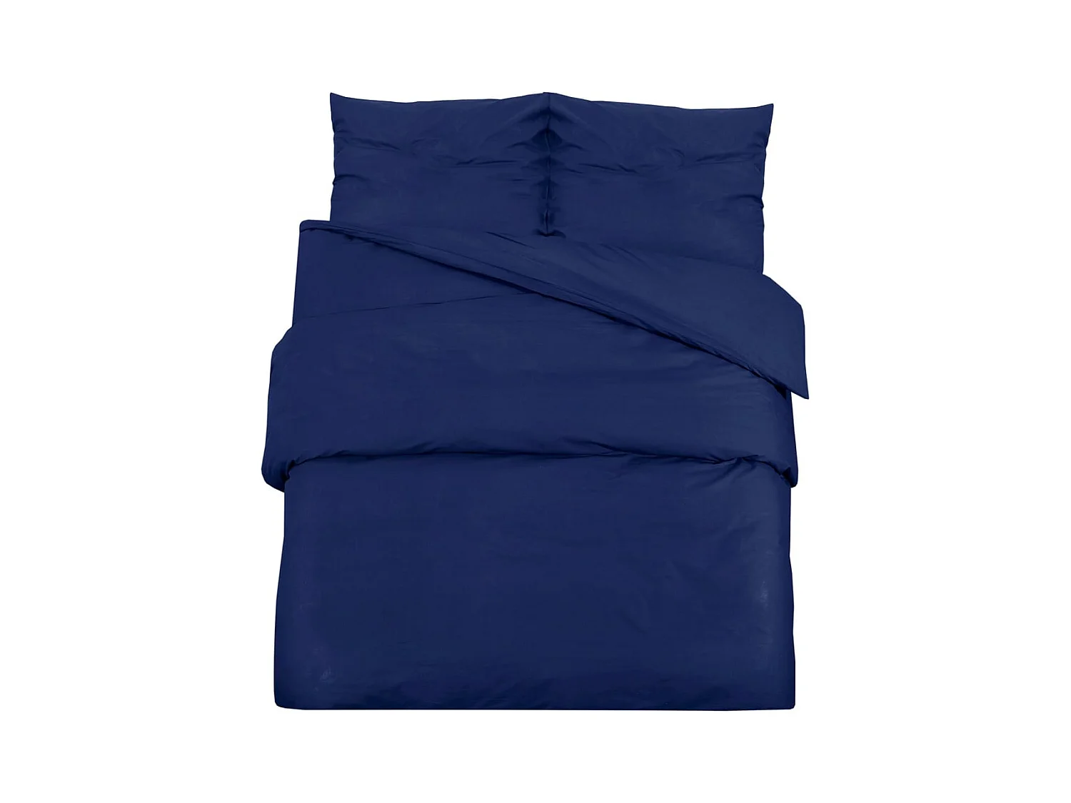 Dekbedovertrekset 260x240 cm microvezel marineblauw