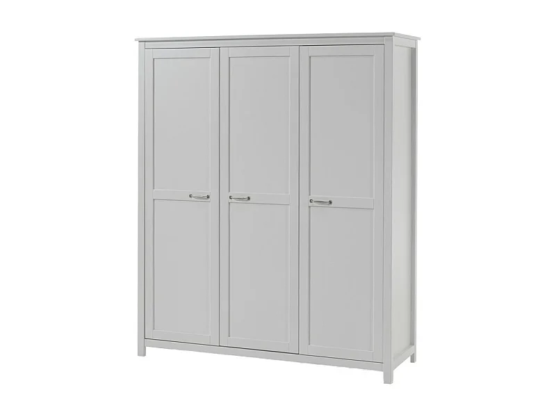 Armoire 3 Portes "Stella" 159cm Blanc