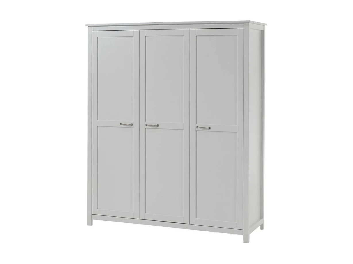 Armoire 3 Portes "Stella" 159cm Blanc