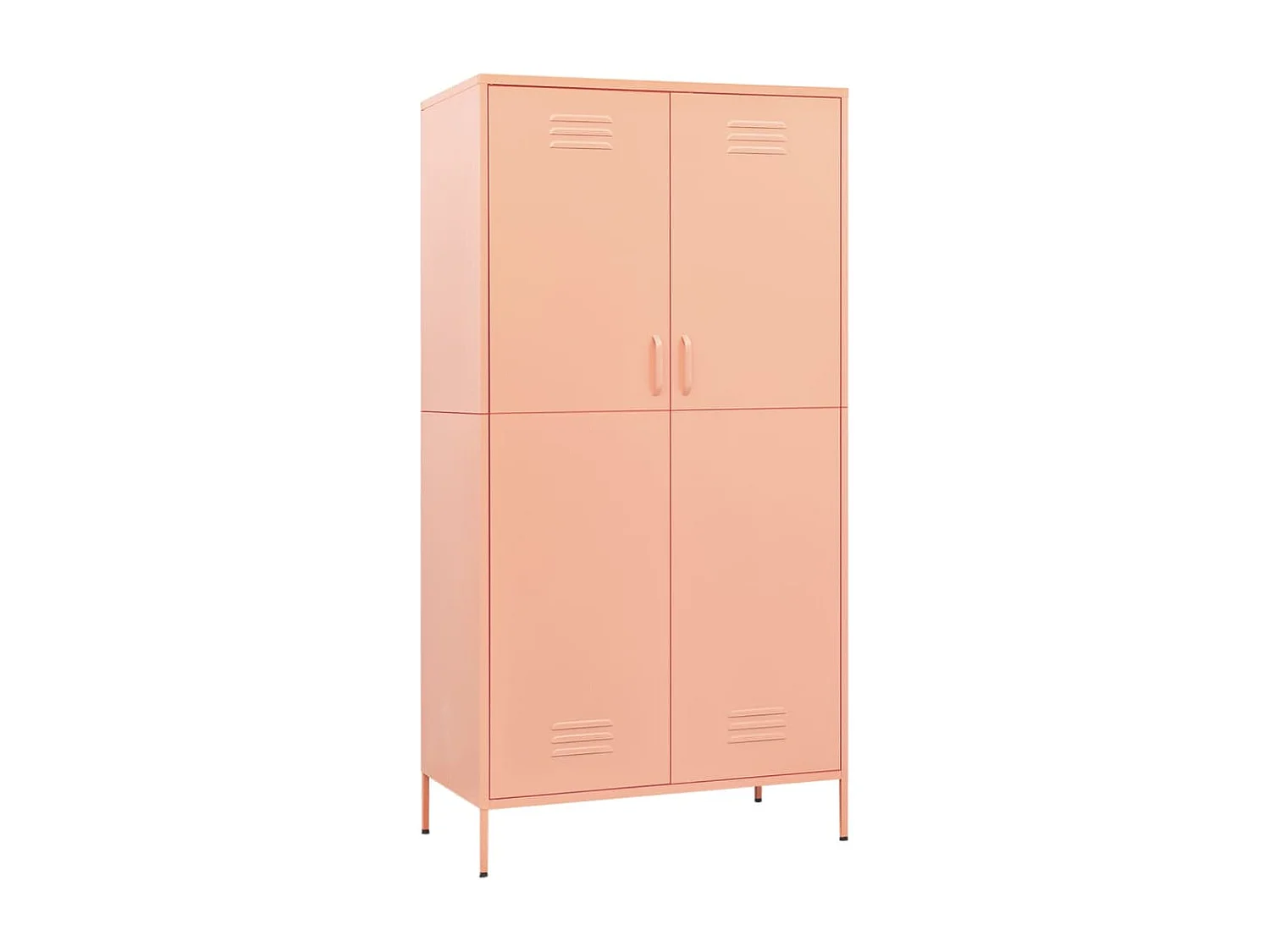 Armoire Rose 90x50x180 Acier