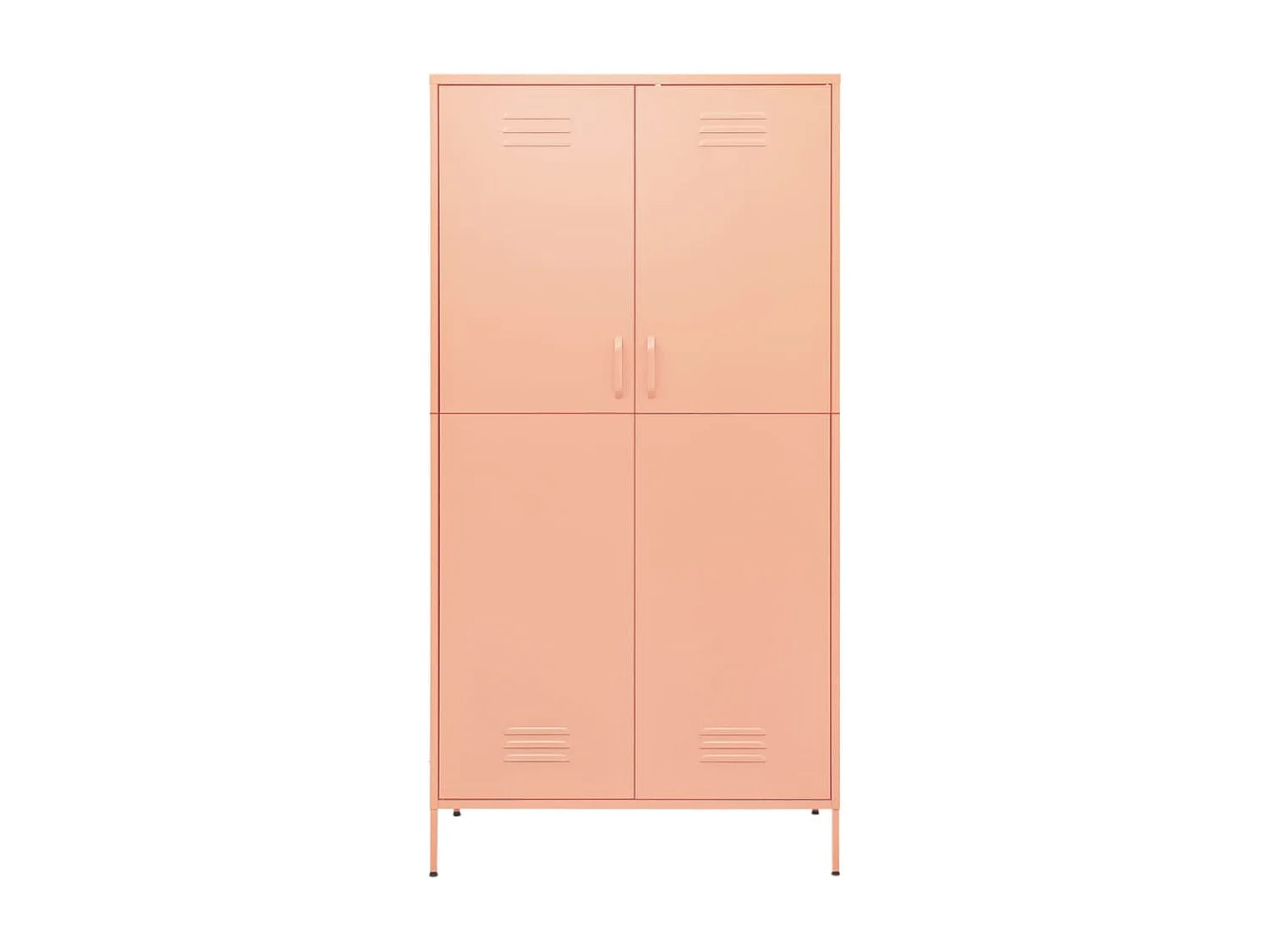 Armoire Rose 90x50x180 Acier
