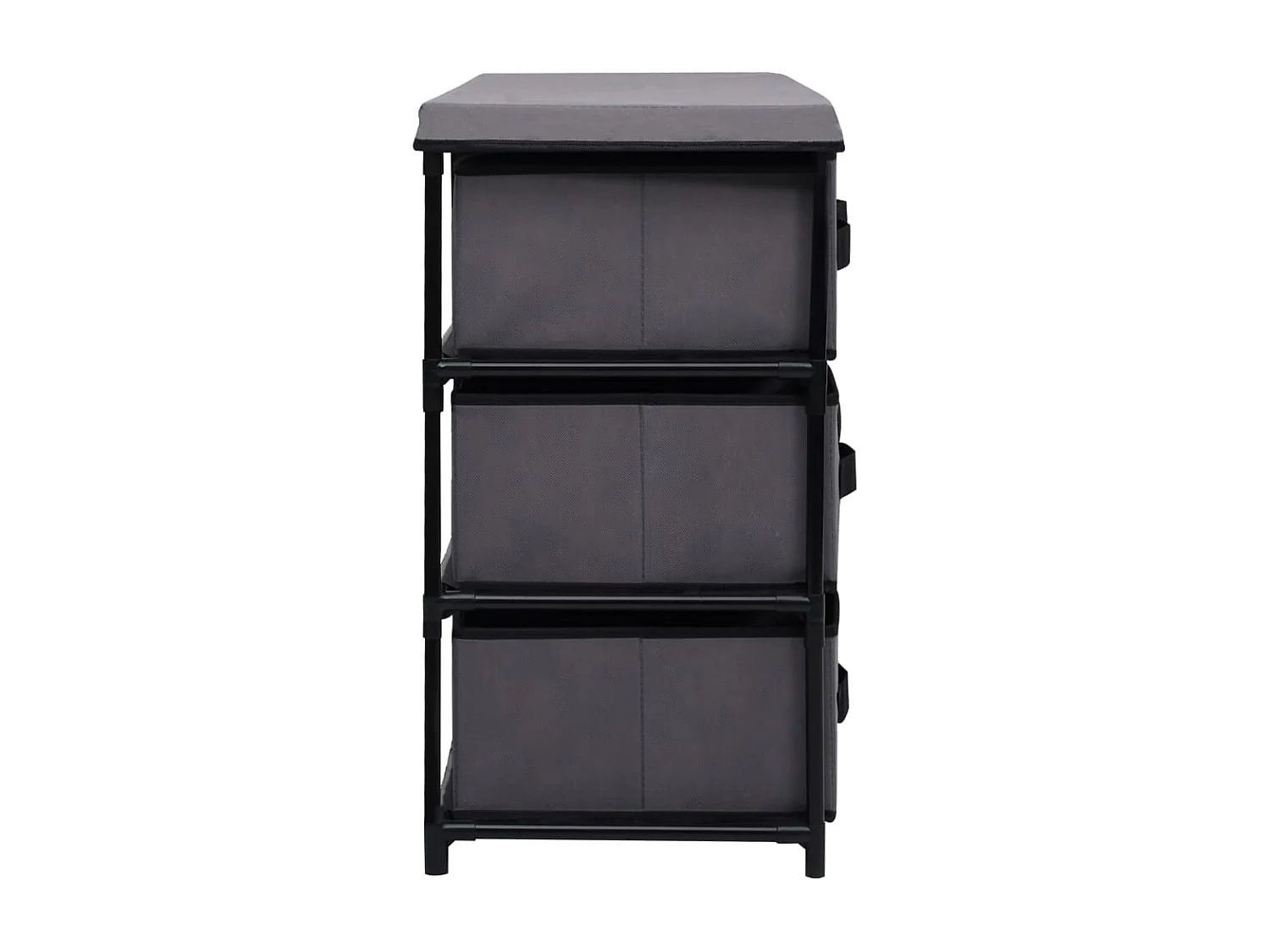 Armoire de rangement à 6 tiroirs 55x29x55 Gris Acier