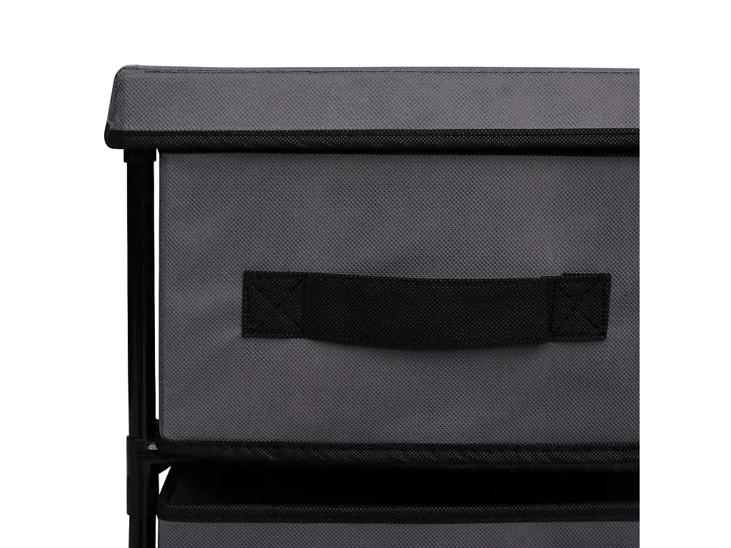 Armoire de rangement à 6 tiroirs 55x29x55 Gris Acier