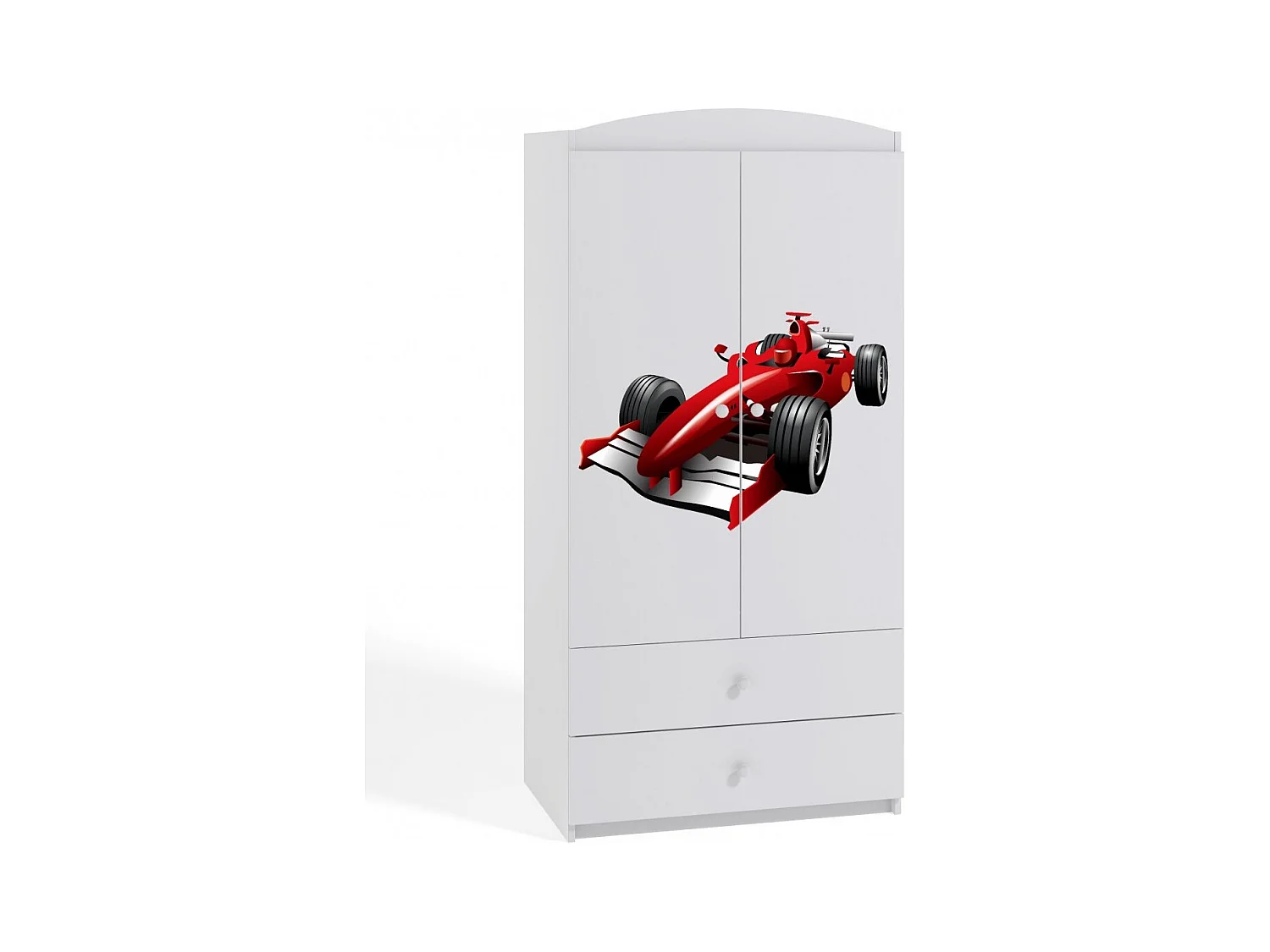 Armoire 2 portes enfant voiture de course Drimy