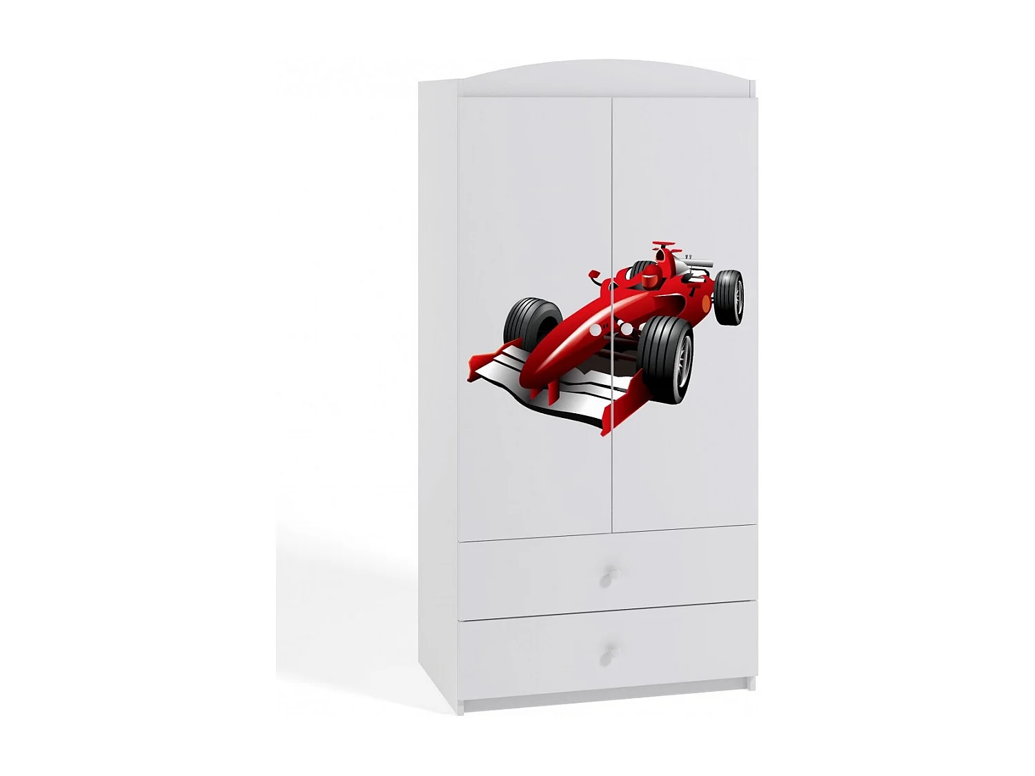 Armoire 2 portes enfant voiture de course Drimy