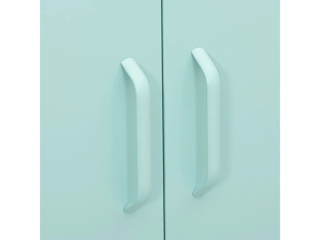 Armoire de rangement Vert menthe 80x35x101,5 Acier 4