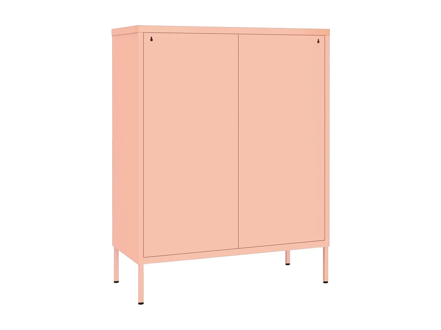 Armoire à tiroirs Rose 80x35x101,5 Acier