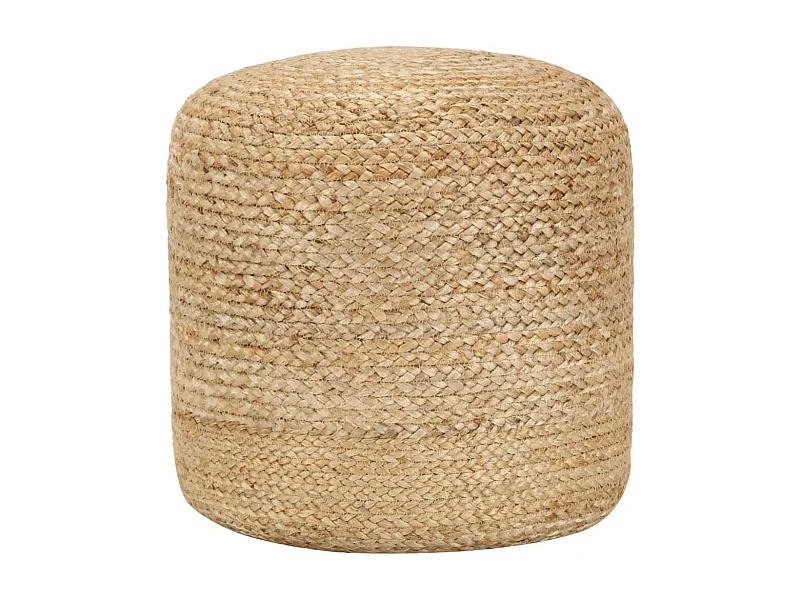 Pouf fait à la main 40x45 Jute