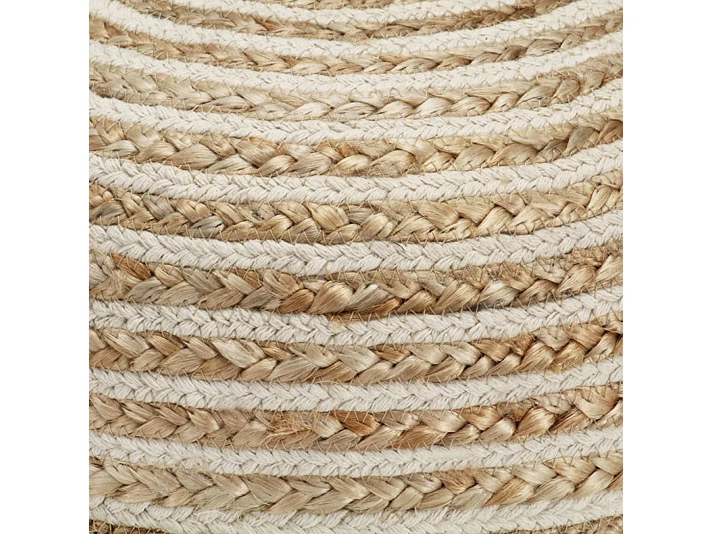 Pouf fait à la main 40x45 Jute 2