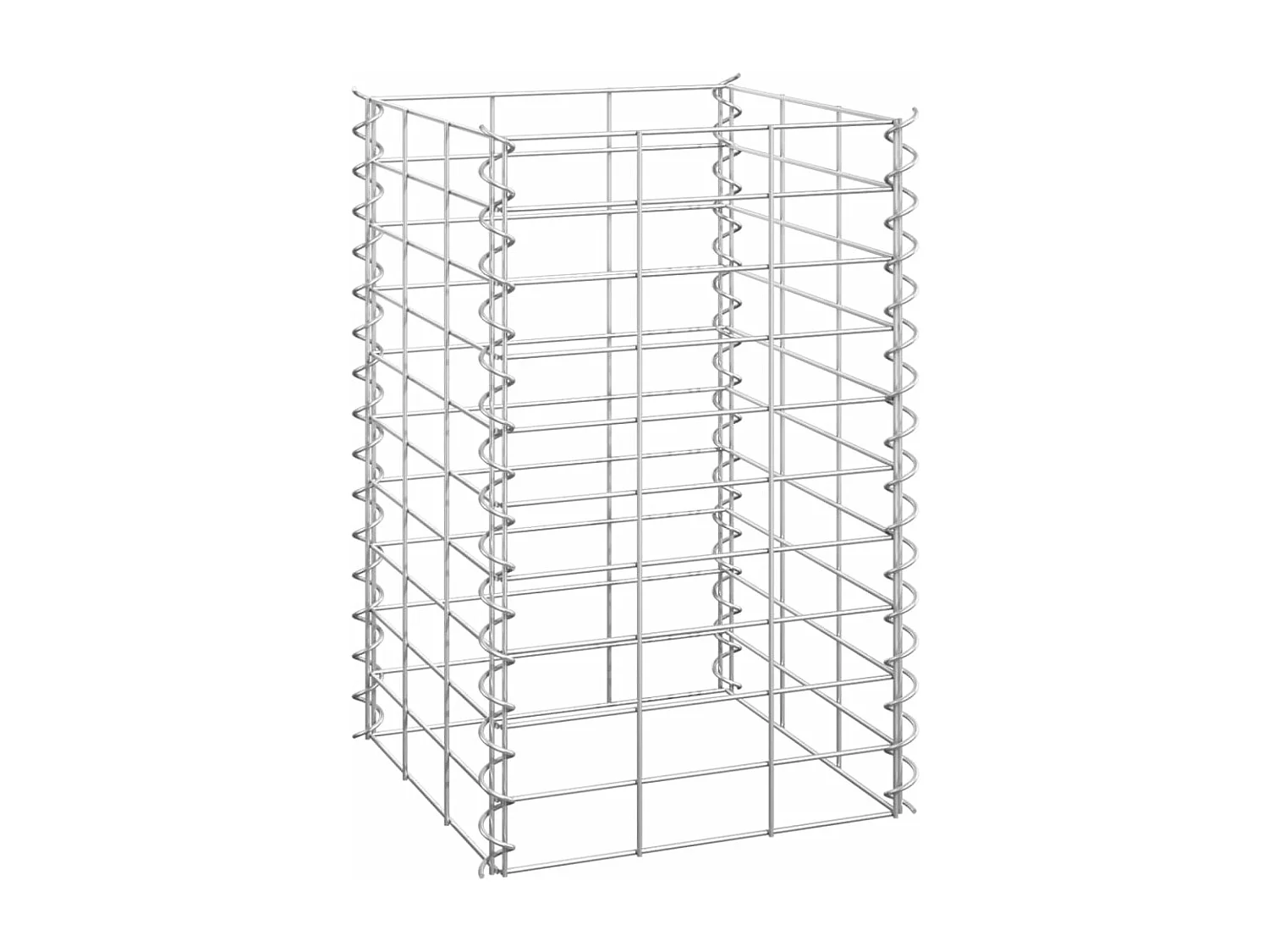 Jardinières en gabions 3 pcs 30x30x50 Fer