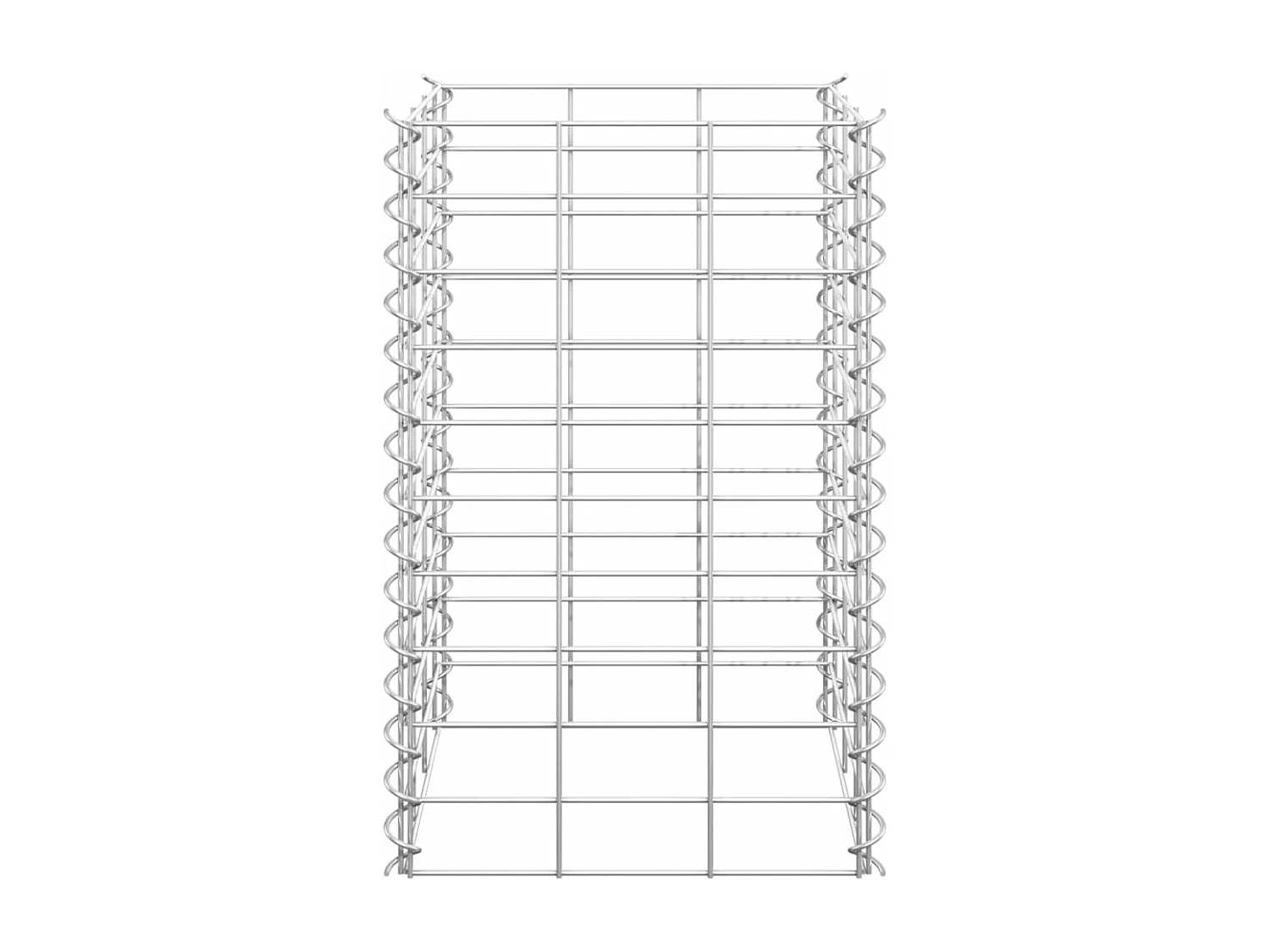 Jardinières en gabions 3 pcs 30x30x50 Fer