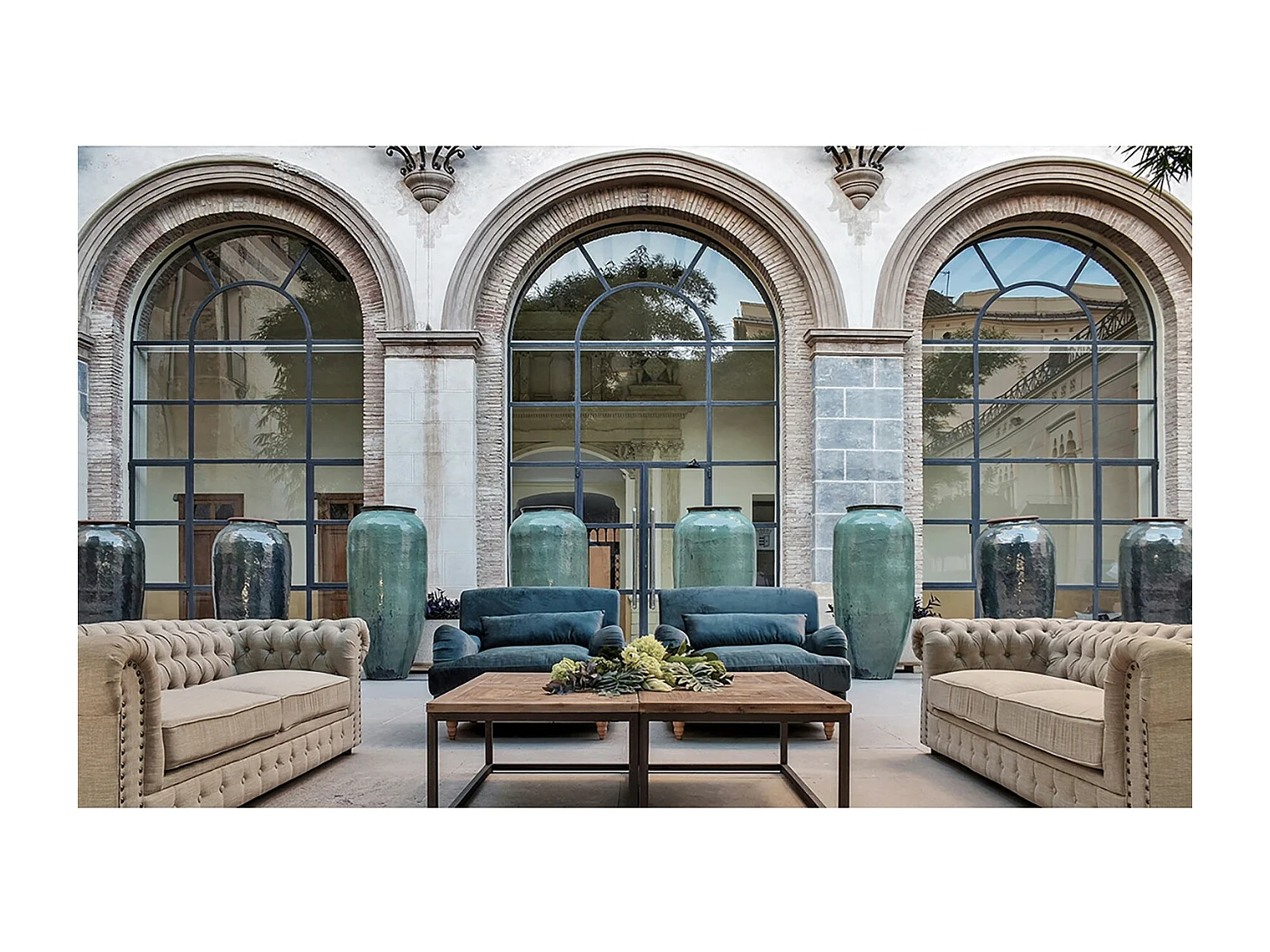 Amphore céramique vert hauteur 160cm Verdas