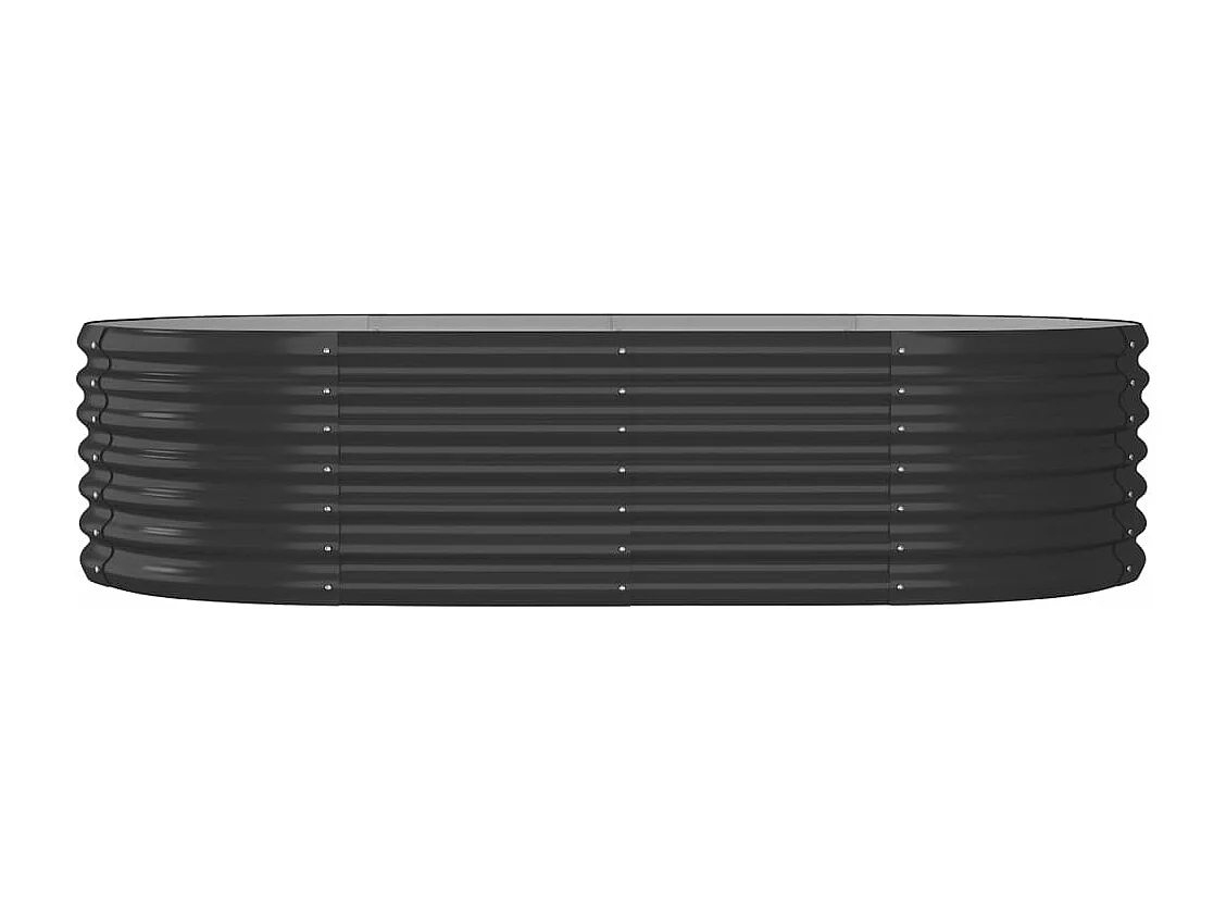 Jardinière Acier enduit de poudre Anthracite