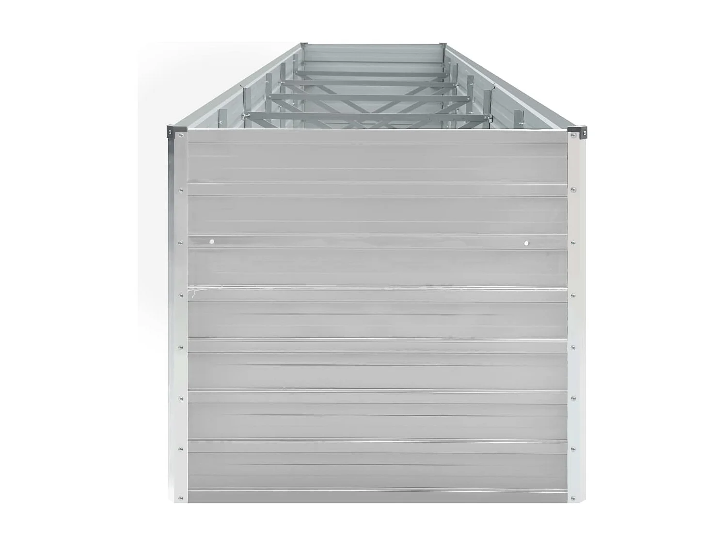 Jardinière Acier galvanisé 480x80x77 Gris