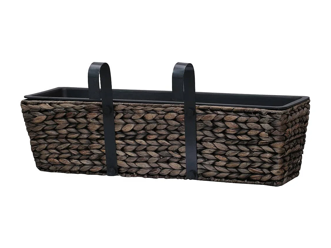 Jardinières 2 pcs Jacinthe d'eau Marron