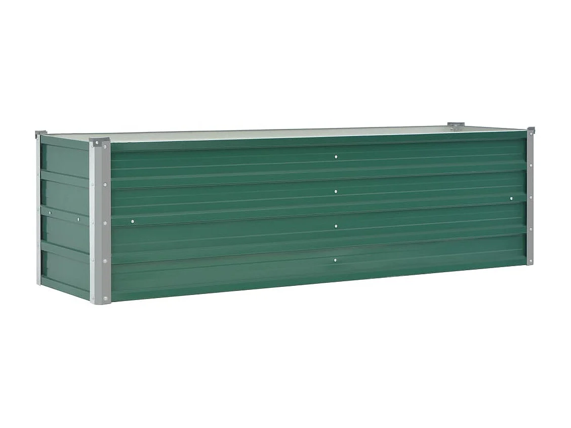 Jardinière Acier galvanisé 160x40x45 Vert