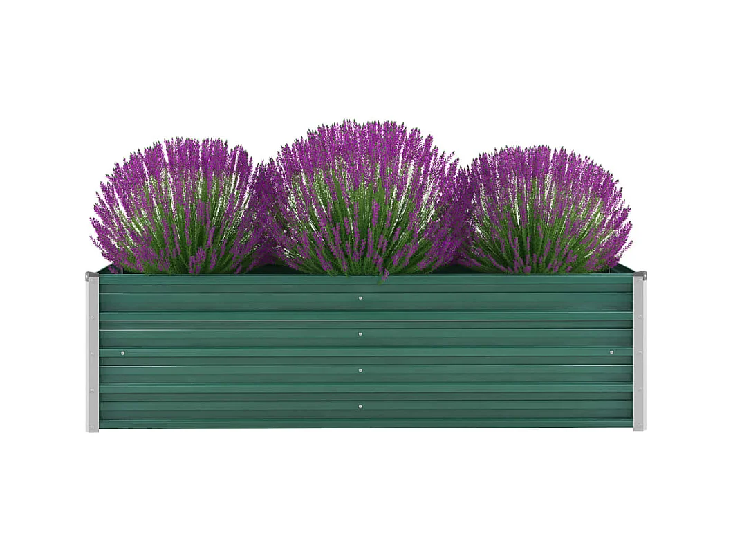 Jardinière Acier galvanisé 160x40x45 Vert