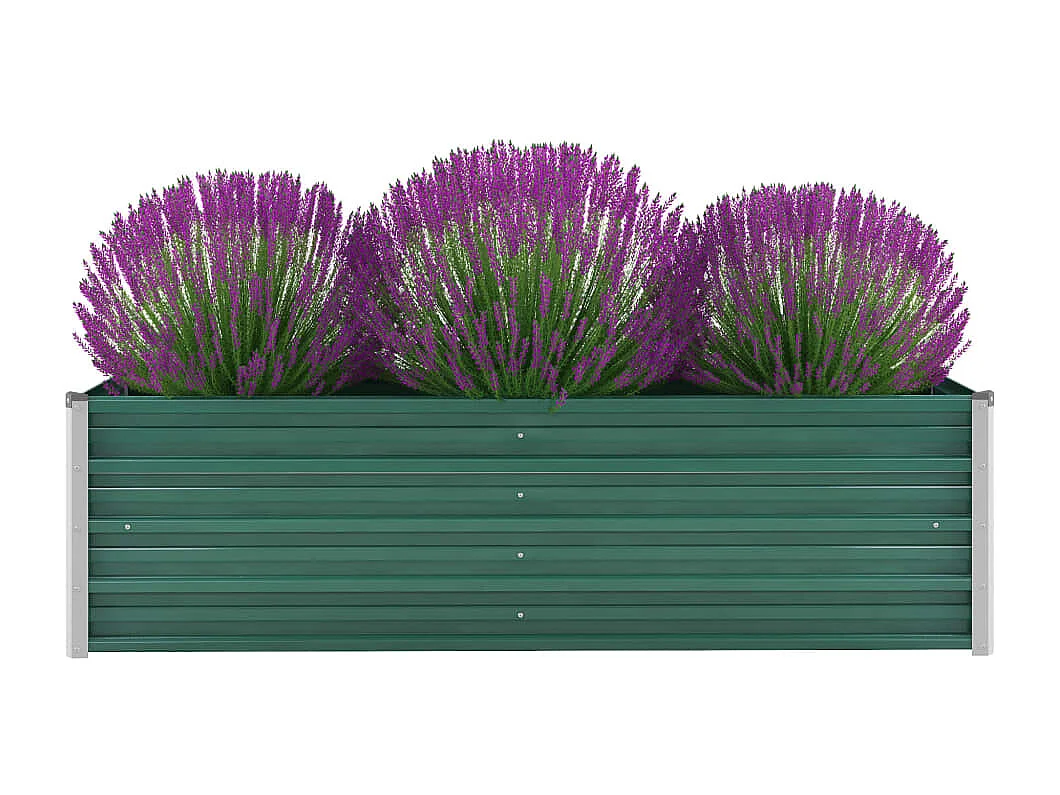 Jardinière Acier galvanisé 160x40x45 Vert