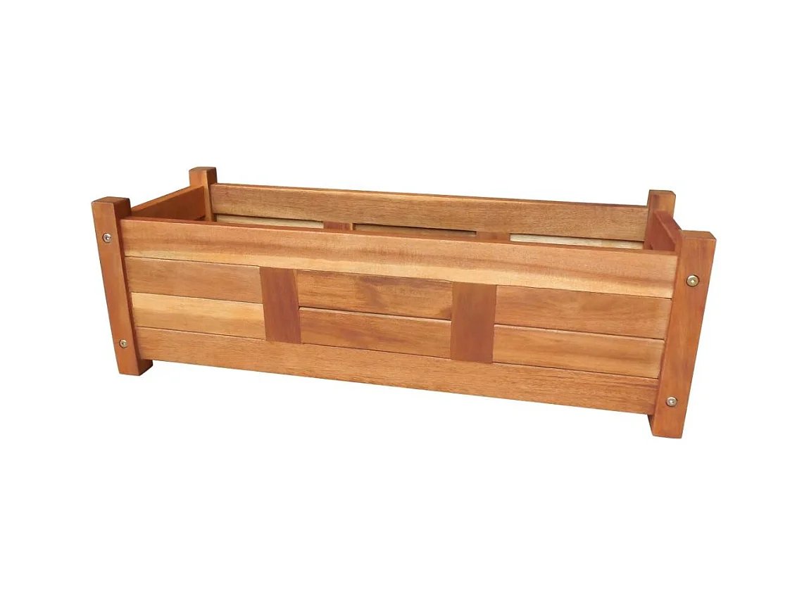 Jardinière Bois d'acacia 76x27,6x25