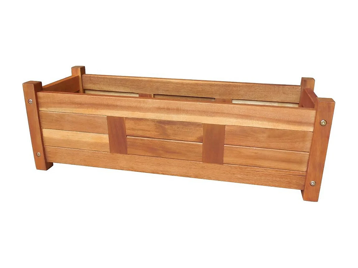 Jardinière Bois d'acacia 76x27,6x25