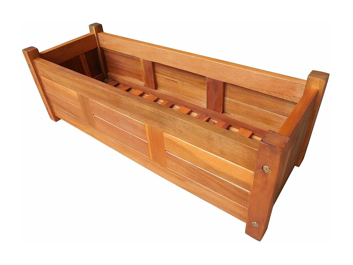 Jardinière Bois d'acacia 76x27,6x25