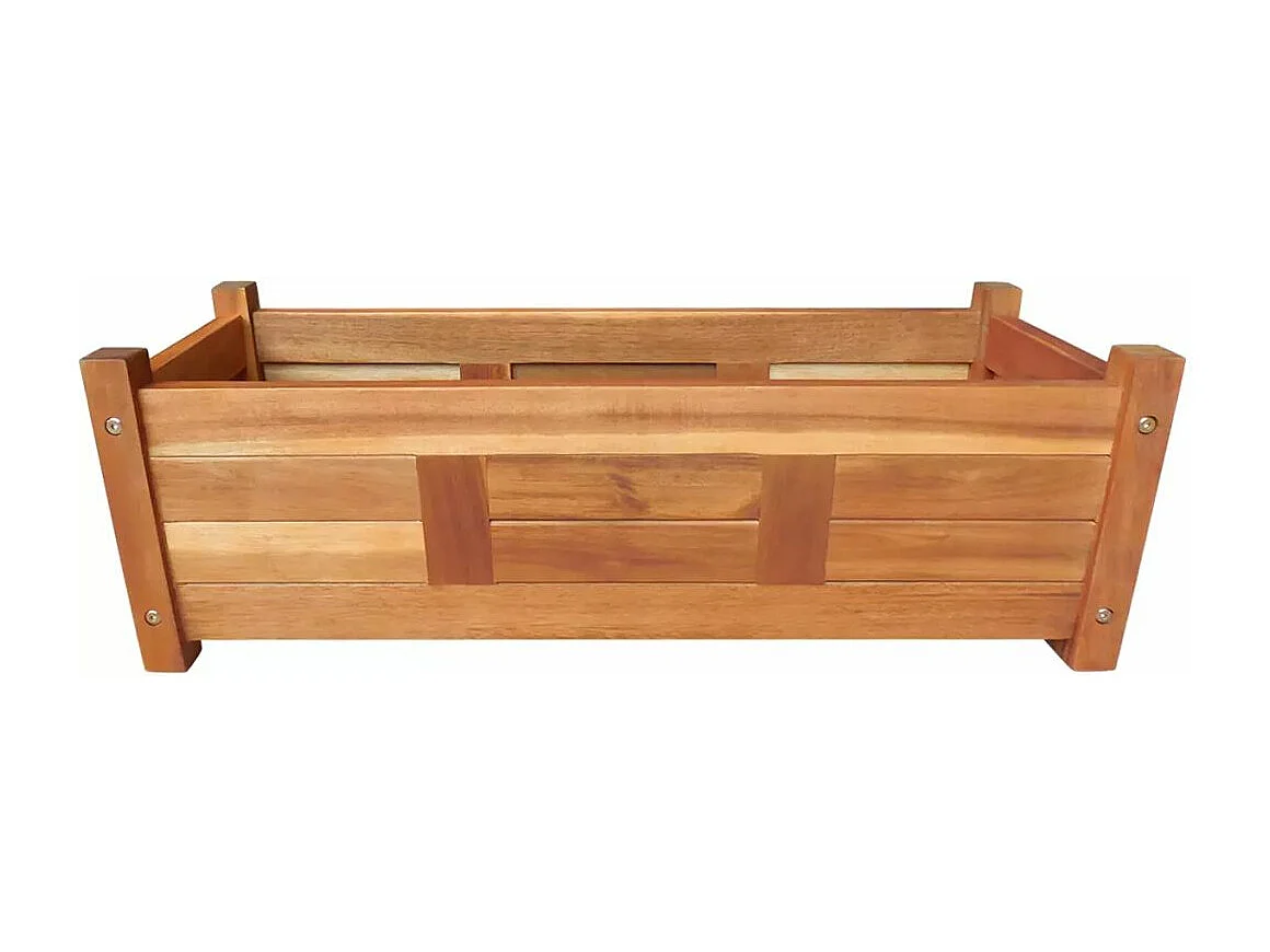 Jardinière Bois d'acacia 76x27,6x25