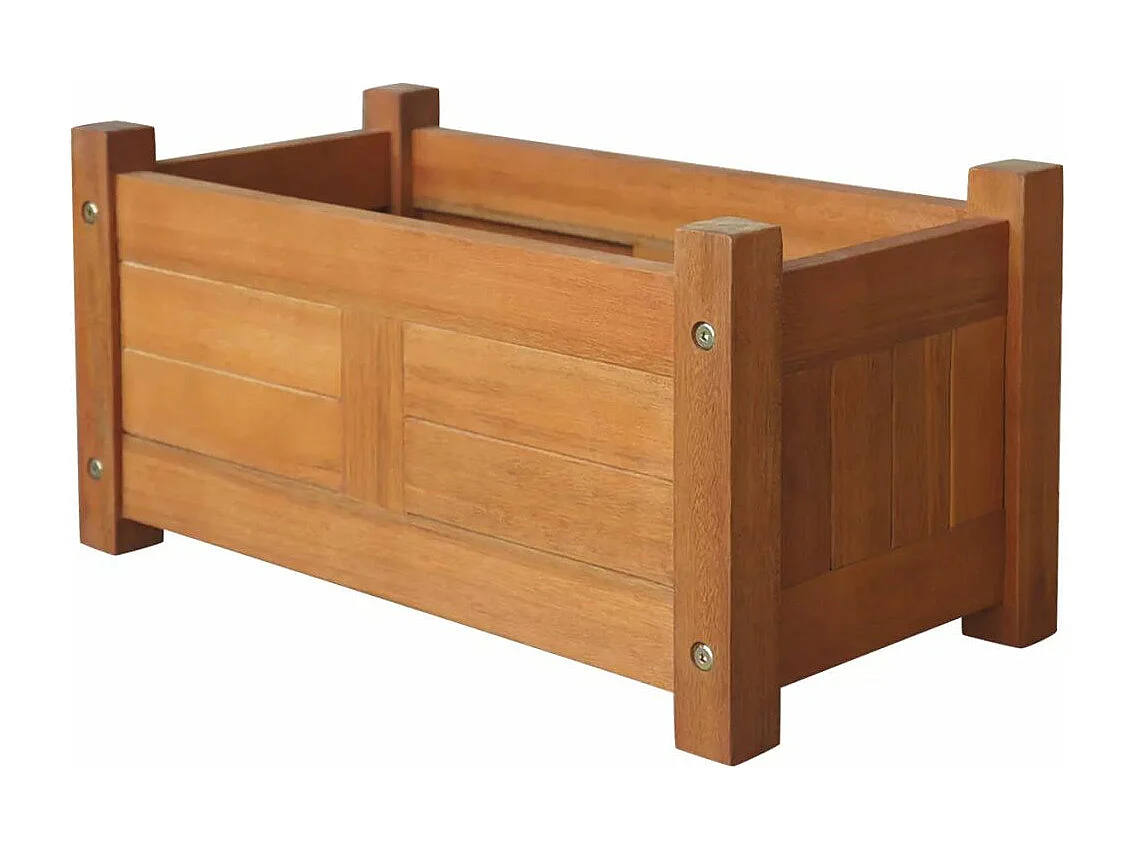 Jardinière Bois d'acacia 50x25x25