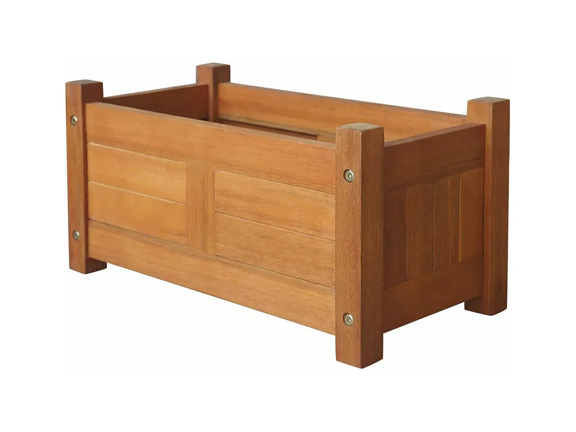 Jardinière Bois d'acacia 50x25x25