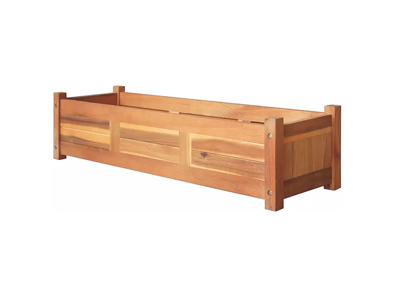 Jardinière Bois d'acacia 100x30x25