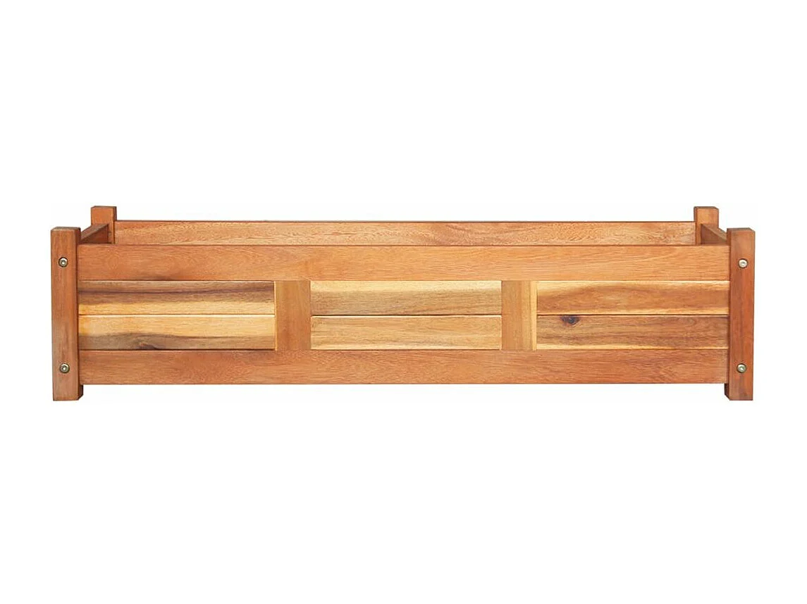 Jardinière Bois d'acacia 100x30x25