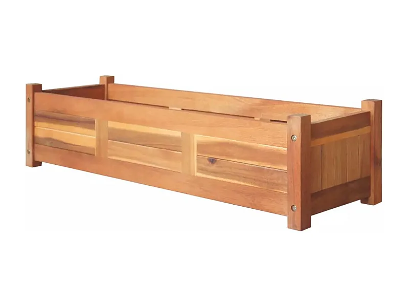 Jardinière Bois d'acacia 100x30x25